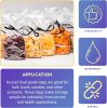 Pack of 100 Clear Gusseted Poly Bags 4 x 2 x 12 Clear Polyethylene Bags 4x2x12 Expandable Side Gusset Bags Thickness 2 Mil for Food Service Industrial