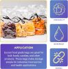 Pack of 100 Clear Gusseted Poly Bags 4 x 2 x 10 Clear Polyethylene Bags 4x2x10 Expandable Side Gusset Bags Open Thickness 1 Mil Ended Bags for Food Se